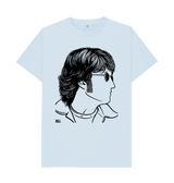 Sky Blue Printed T-shirt