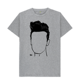 Athletic Grey Printed T-shirt