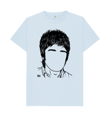 Sky Blue Printed T-shirt