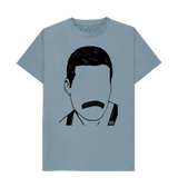 Stone Blue Printed T-shirt