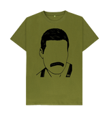 Moss Green Printed T-shirt