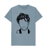 Stone Blue Printed T-shirt