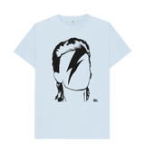 Sky Blue Printed T-shirt