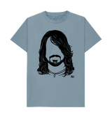 Stone Blue Printed T-shirt