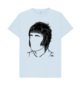 Sky Blue Printed T-shirt