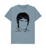 Stone Blue Printed T-shirt