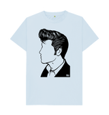 Sky Blue Printed T-shirt