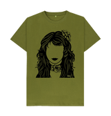 Moss Green Printed T-shirt