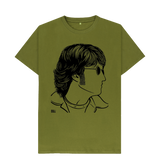 Moss Green Printed T-shirt