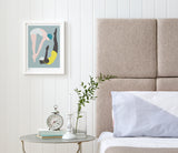 'Night Swimming' Art Print in Powder Grey