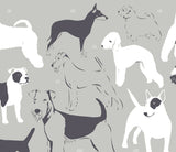 Close up of Terriers screen print in Putty