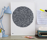 Wall Art ideas: Economical Screen Prints, Nest Print in Sheer Slate