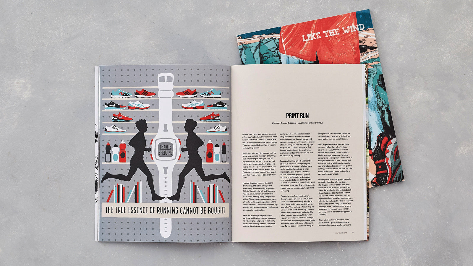 Running Magazine illustrations – Bold & Noble