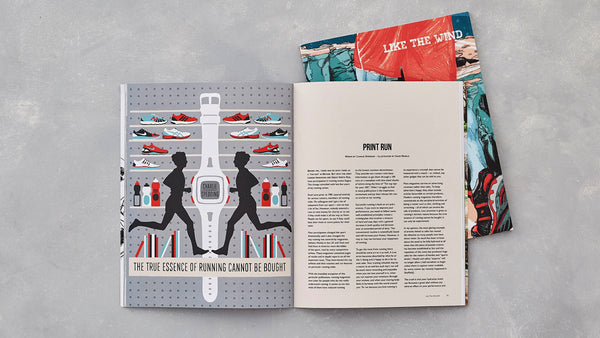 Running Magazine illustrations