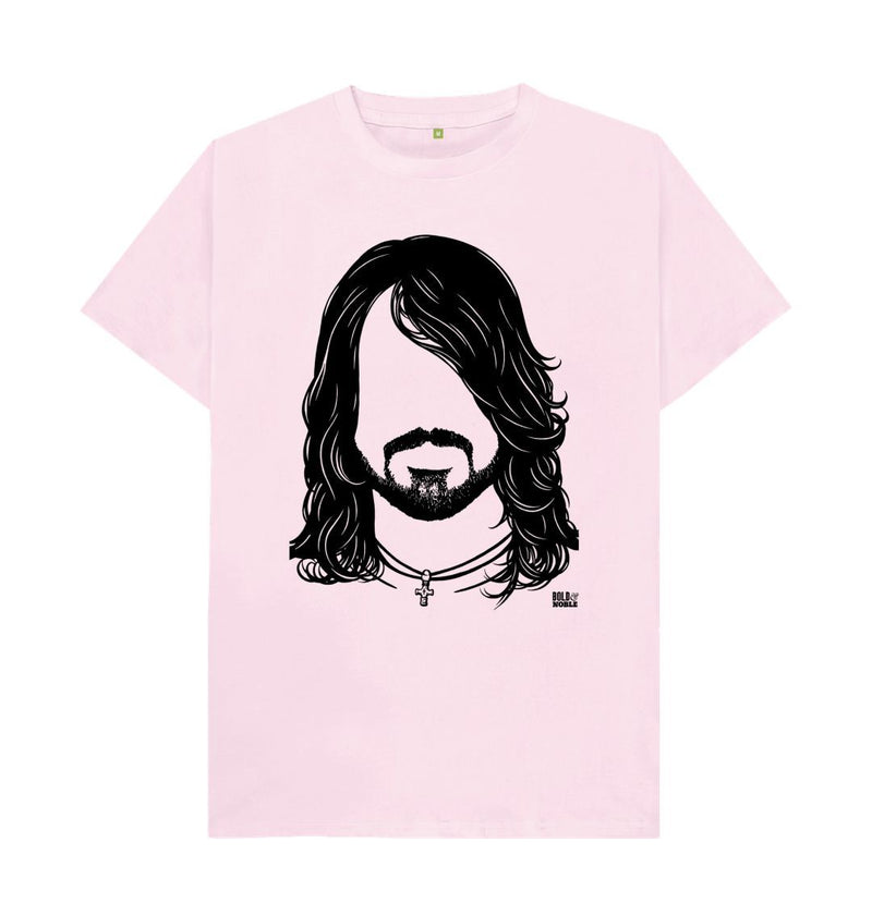 Pink Dave Grohl 'Foo Fighters' T-Shirt
