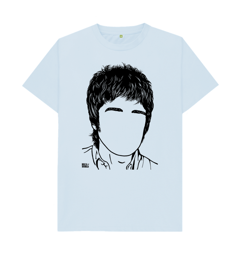Sky Blue Printed T-shirt