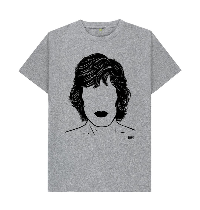 Athletic Grey Mick Jagger 'Rolling Stones' T-Shirt
