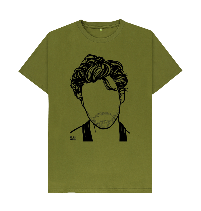 Moss Green Printed T-shirt