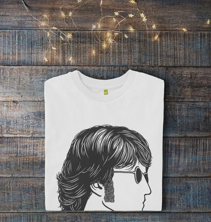 Vintage 1990s John Lennon Imagine Portrait T-Shirt La Vintage 1990s John Lennon Imagine Portrait T-Shirt La