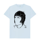 Sky Blue Liam Gallagher 'Oasis' T-Shirt