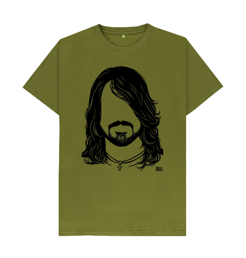 Moss Green Printed T-shirt