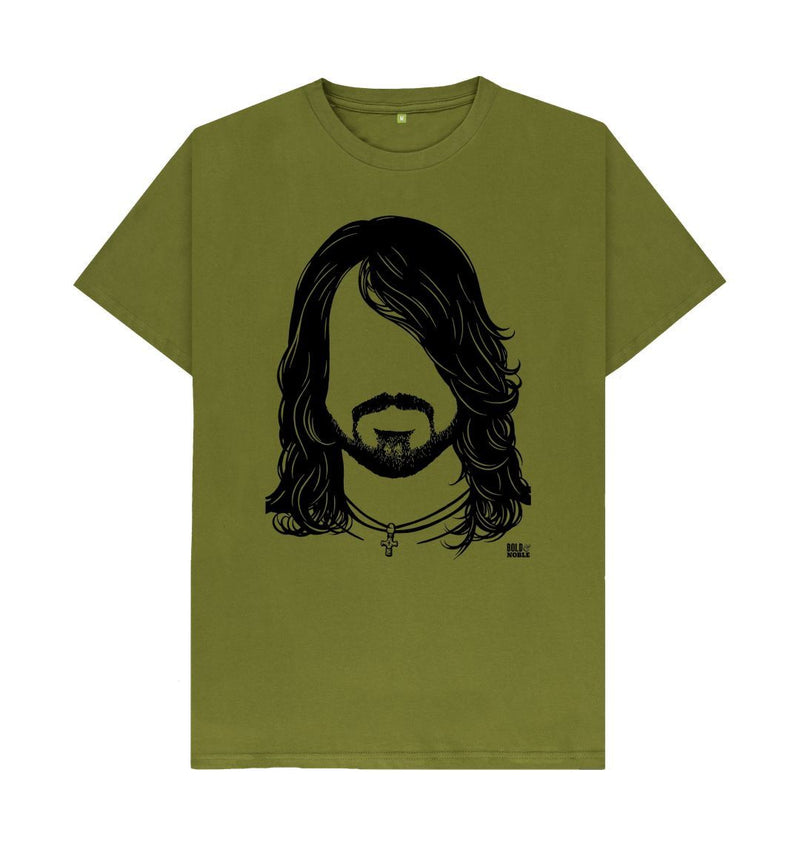 Moss Green Dave Grohl 'Foo Fighters' T-Shirt