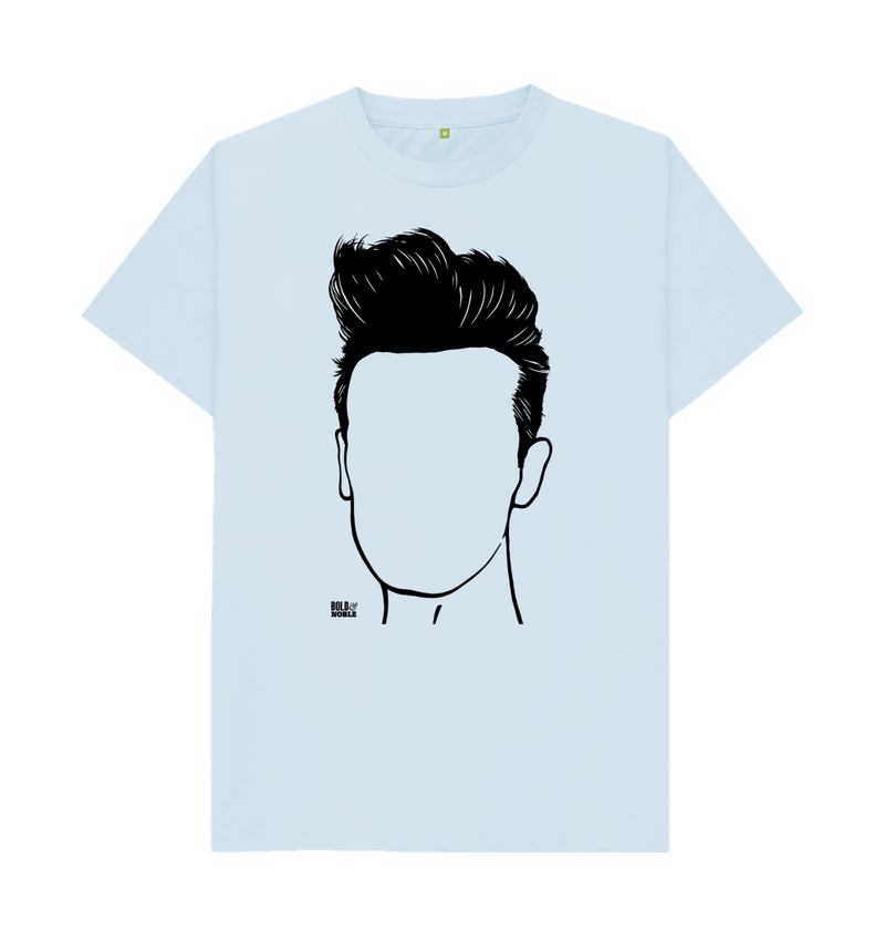Sky Blue Printed T-shirt