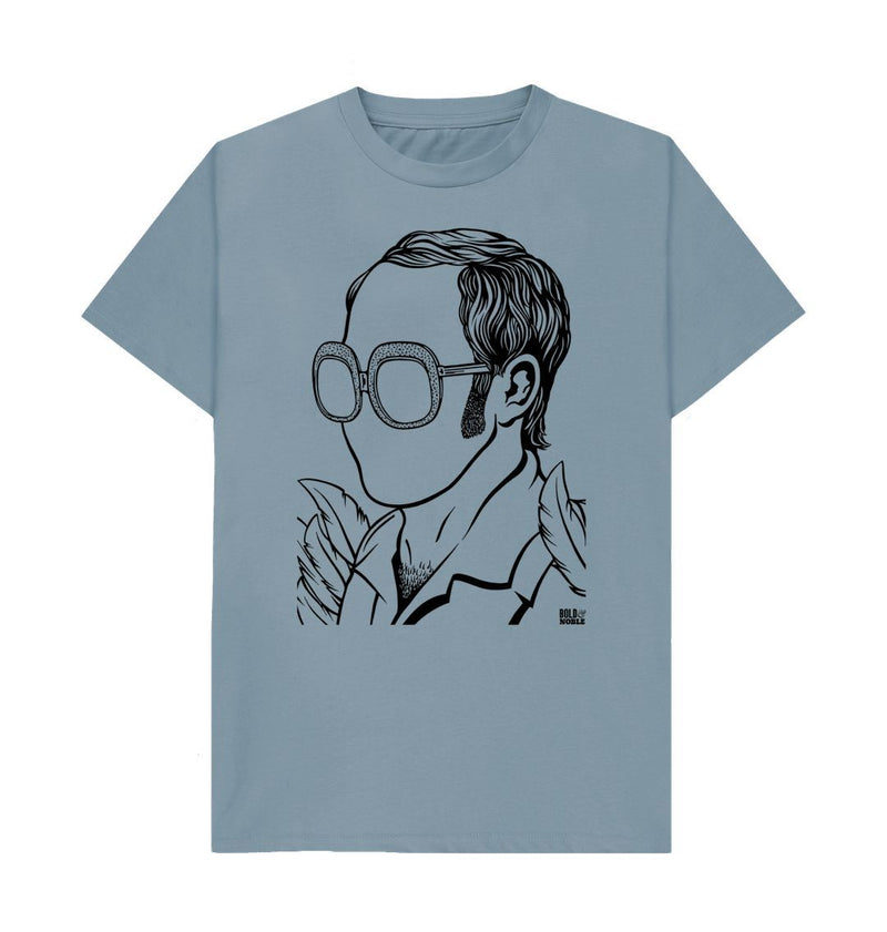 Stone Blue Elton John T-Shirt