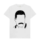 White Freddie Mercury 'Queen' T-Shirt