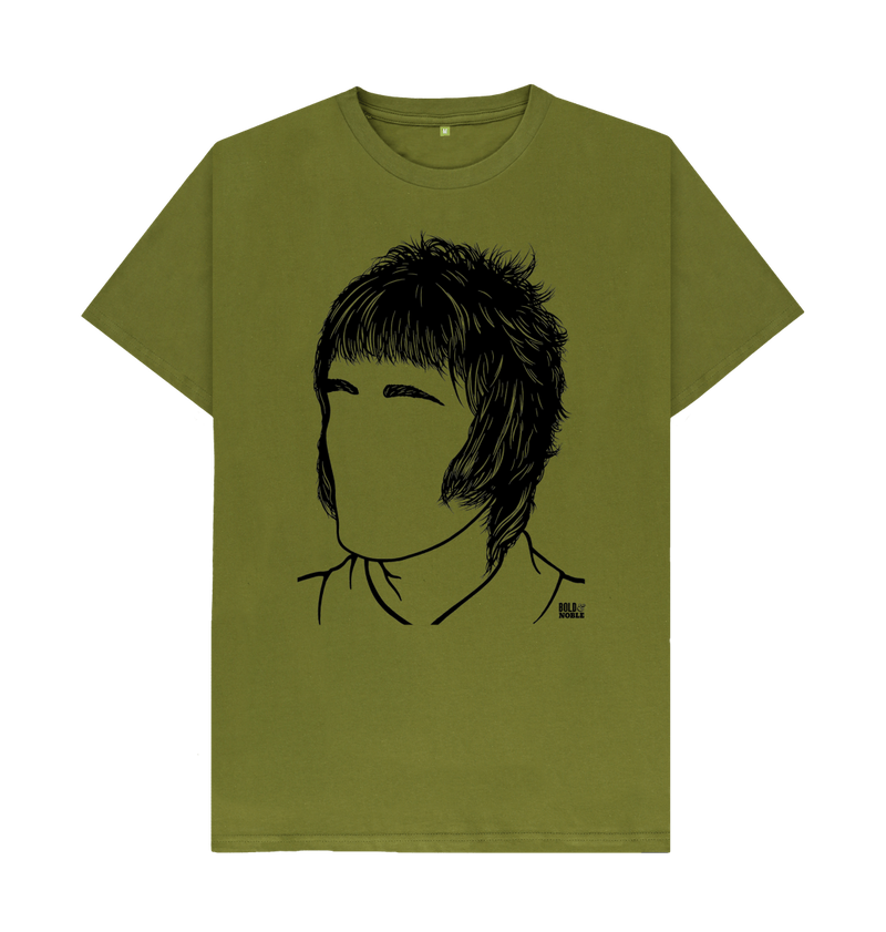 Moss Green Printed T-shirt