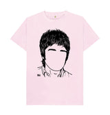 Pink Noel Gallagher Oasis' T-Shirt