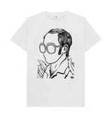 White Elton John T-Shirt