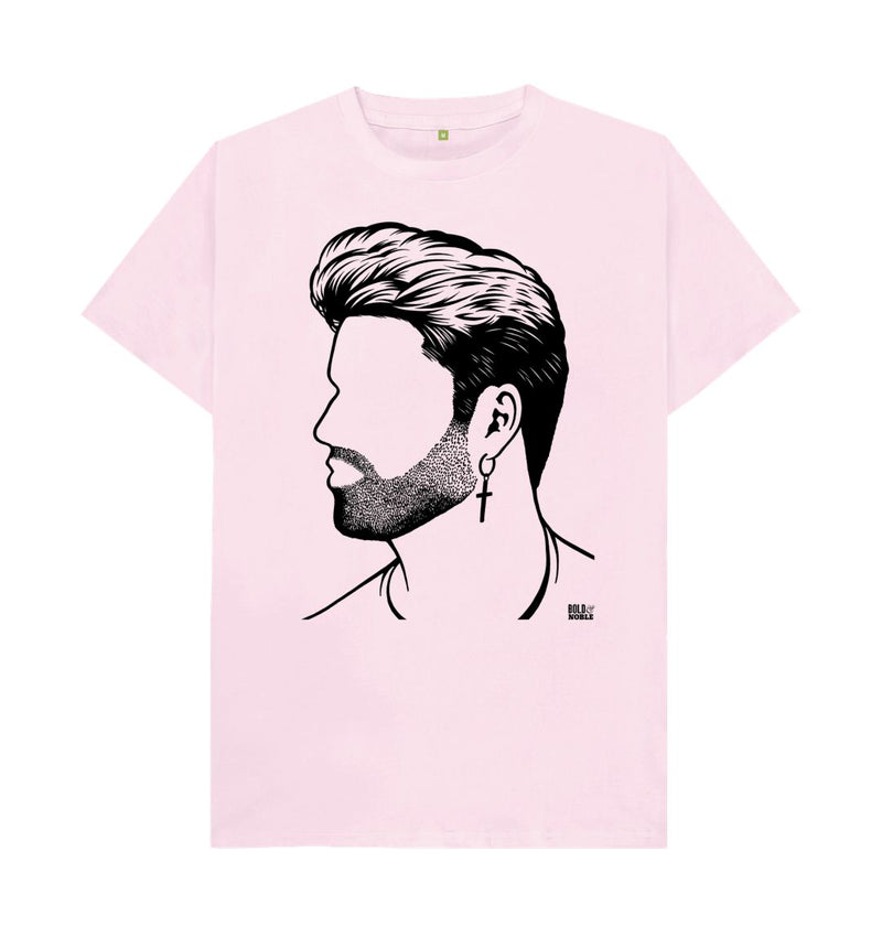 Pink George Michael 'Wham' T-Shirt