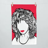 Tina Turner Simply The Best Tea Towel