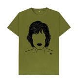 Moss Green Mick Jagger 'Rolling Stones' T-Shirt