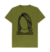 Moss Green Kurt Cobain 'Nirvana' T-Shirt