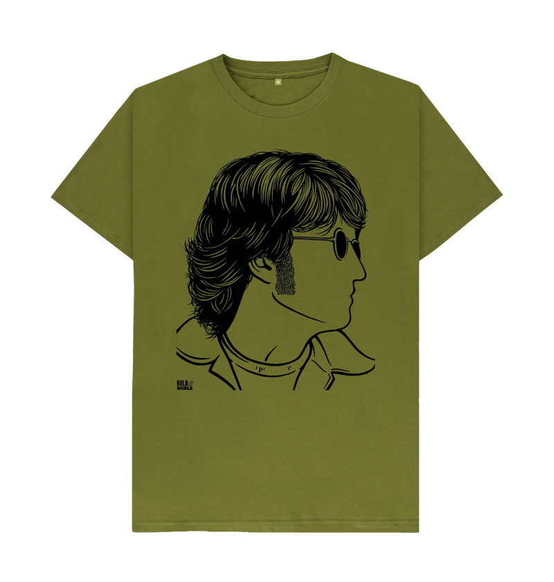 Moss Green Printed T-shirt