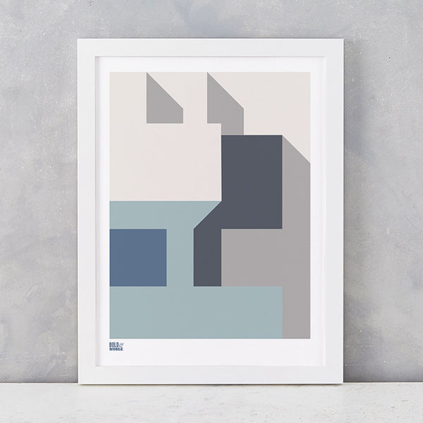 'Architecture 1' Art Print in Grey