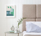 'Architecture 1' Art Print in Green