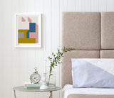 'Architecture 1' Art Print in Mustard