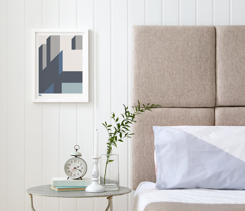 'Architecture 2' Art Print in Grey