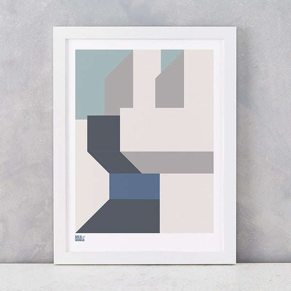 'Architecture 3' Art Print in Grey