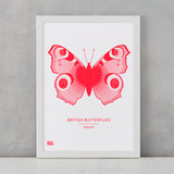 Butterflies Art Print, screen printed in the UK, deliver worldwide