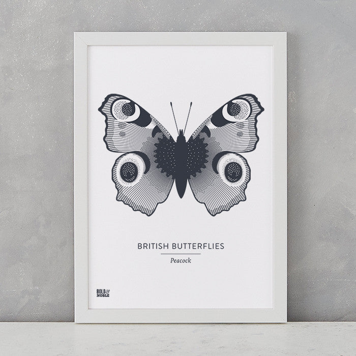 Butterflies Art Print, screen printed in the UK, deliver worldwide