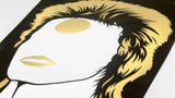Close up of Ziggy Stardust Tea Towel