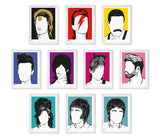 Pictures and Wall Art, Screen Printed Rock Icon Wall Art