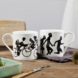 The Swimmers and The Cyclists Mugs