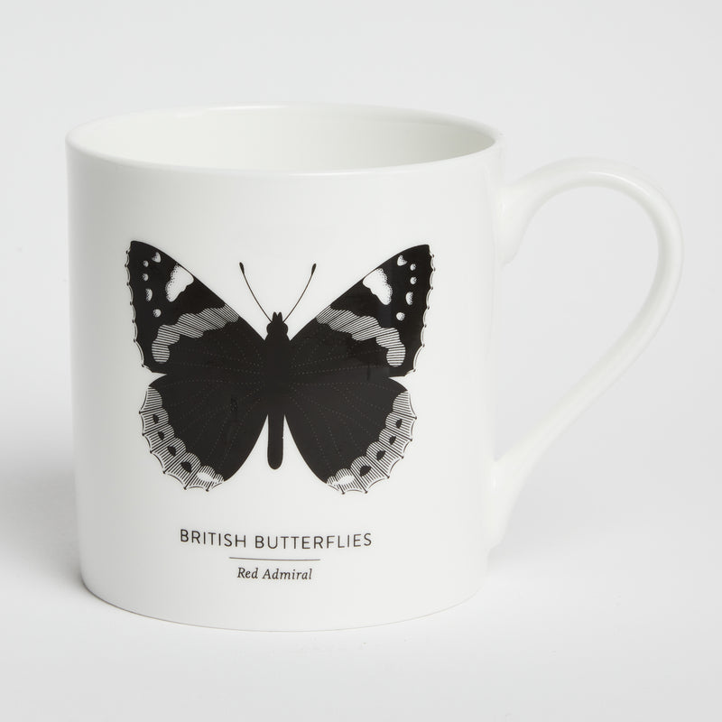 Red Admiral Butterfly Mug