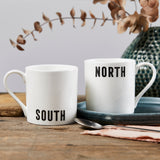 North and South Mugs