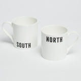 North and South Mugs